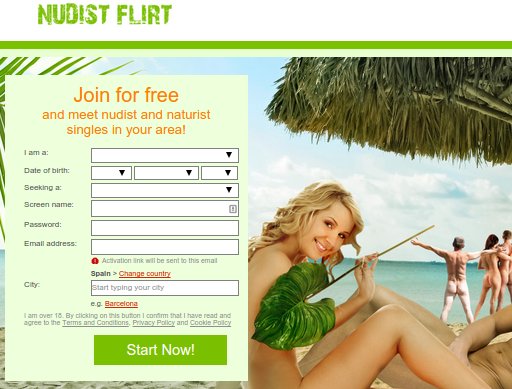 Nudist Flirt gratis