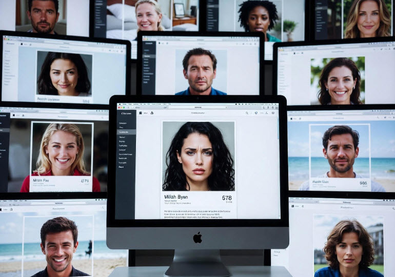 perfiles falsos Victoria Milan