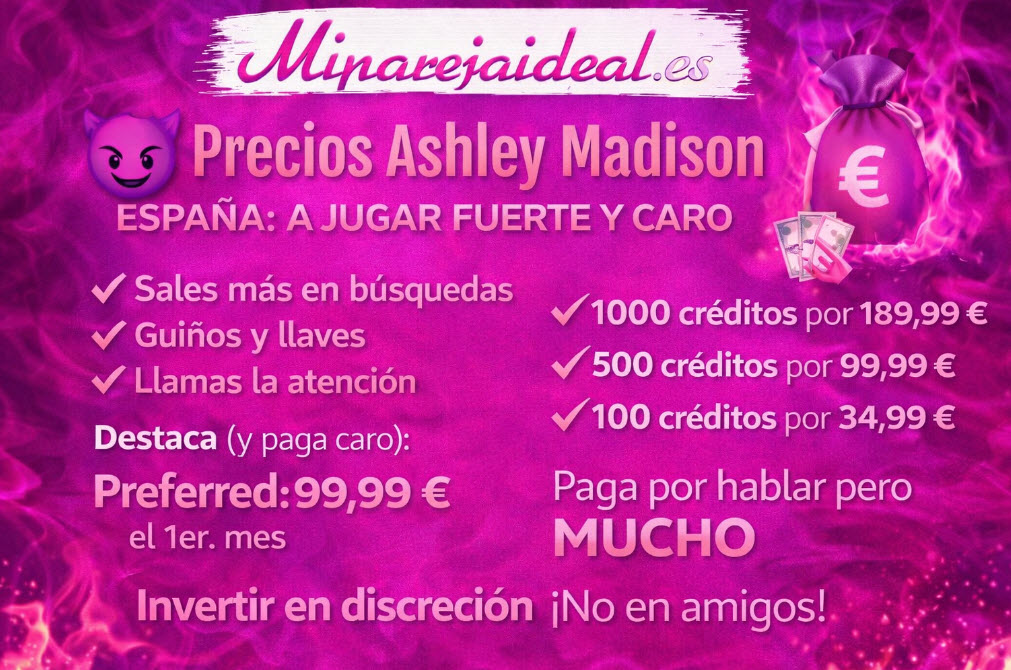 Ashley Madison Precios