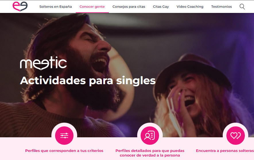 Páginas de Singles en España