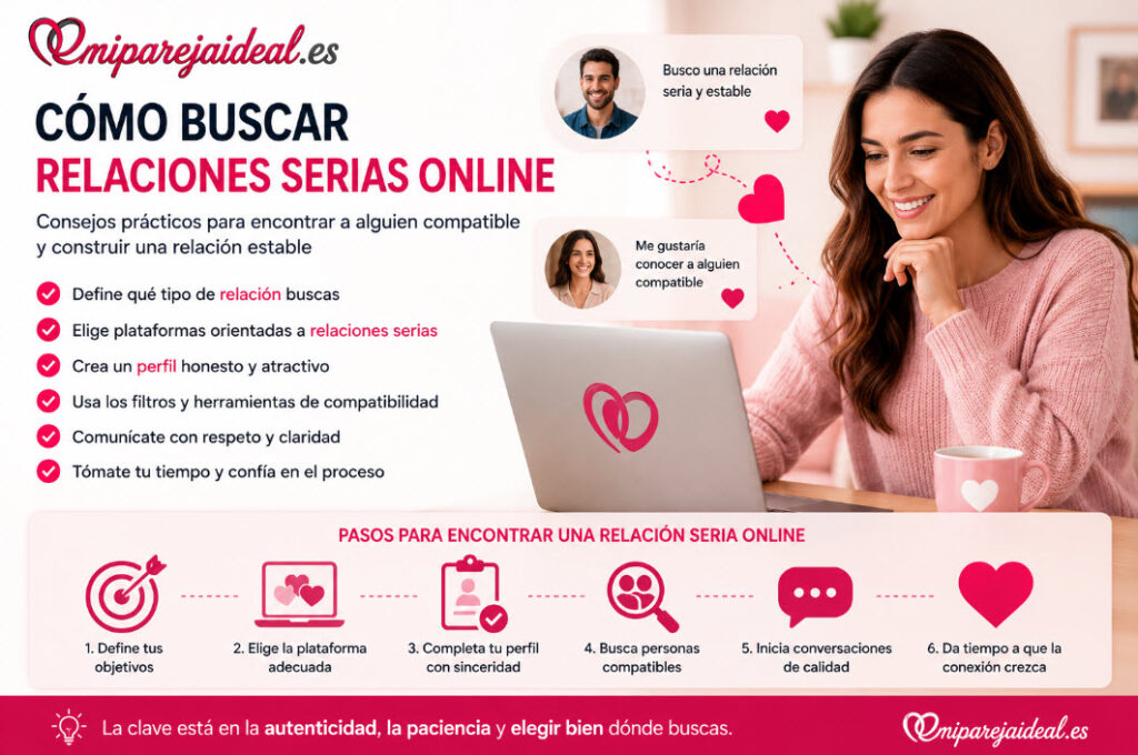 cómo buscar relaciones serias online