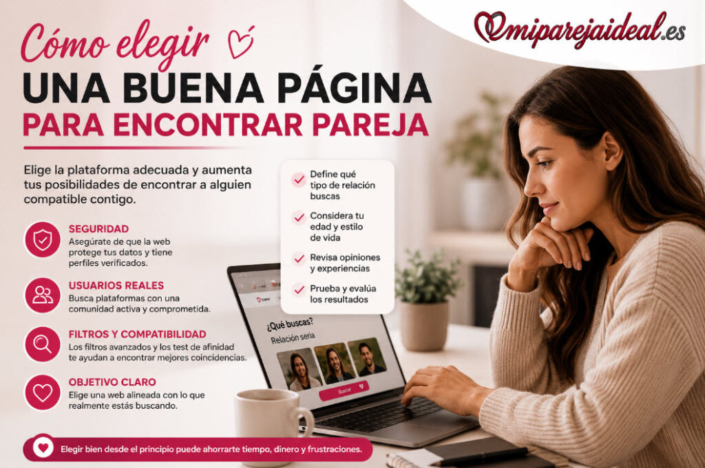 como elegir una buena página para encontrar pareja