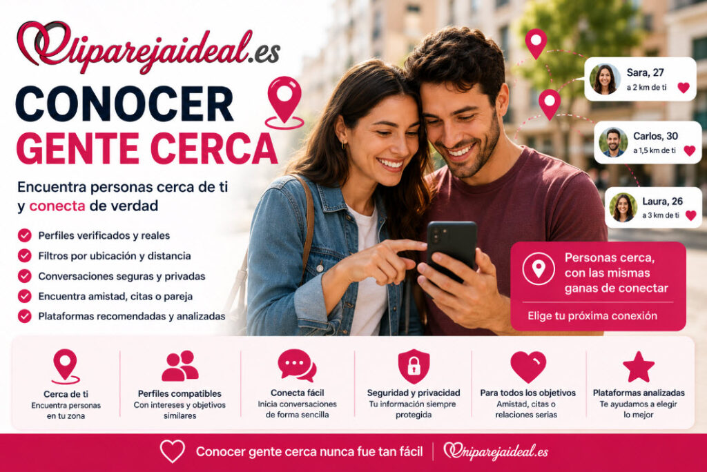 conocer gente cerca