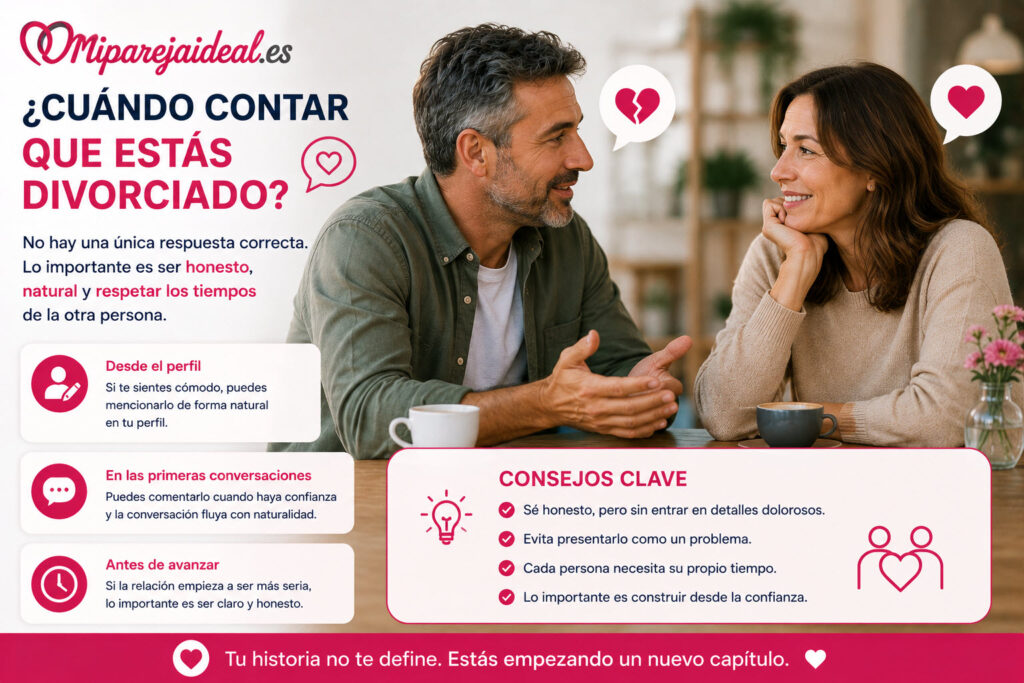 Cuándo contar que estás divorciado